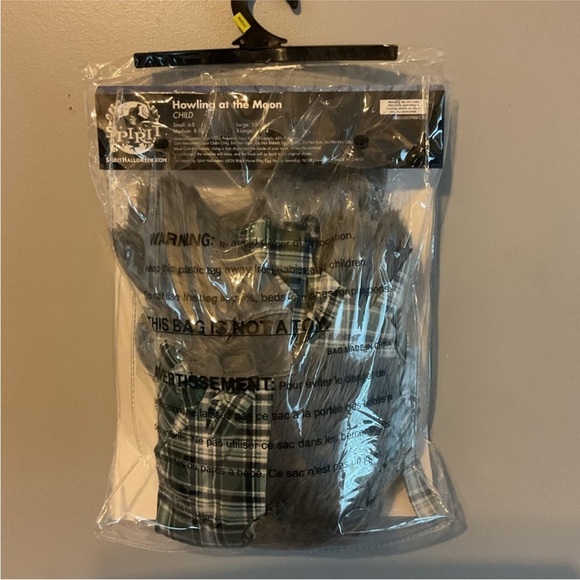 Spirit Werewolf Costume with Plaid and Fur - Picture 4 of 8